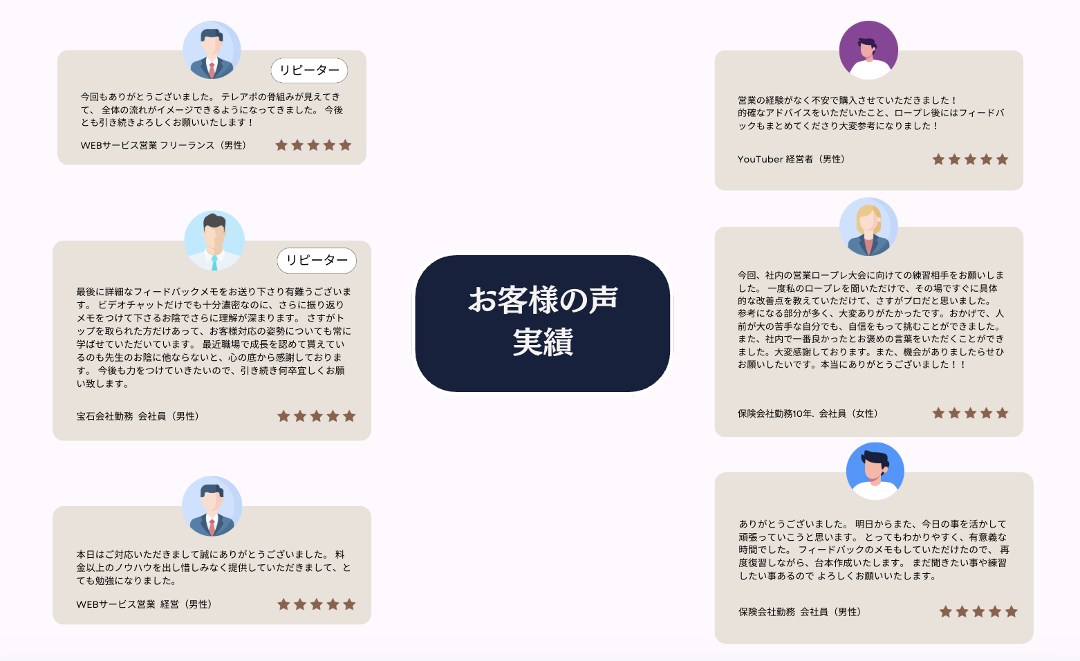 お客様の声イメージ